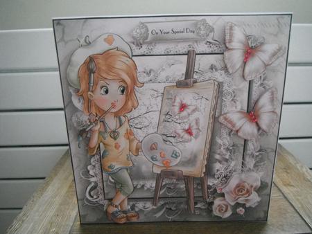 The Little Artist Card Front Kit by Tina Fair
