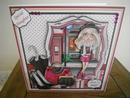 Fashion Diva 8x8 Decoupage Mini Kit by Tina Fair
