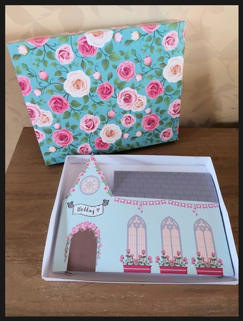 Wedding Church Chapel 3d fold up wedding card by Tina Fallon