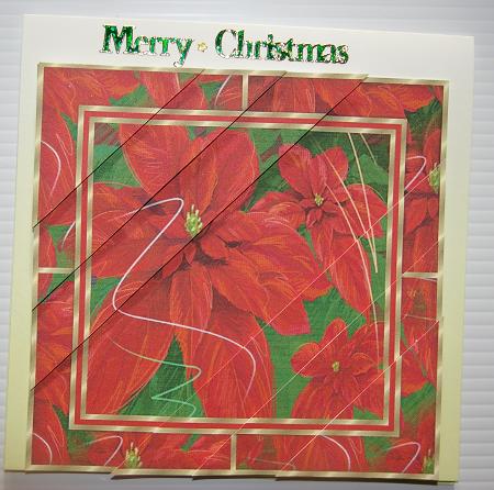 Sumptious Christmas Poinsettia Corner Stacker by Tineke Juggins