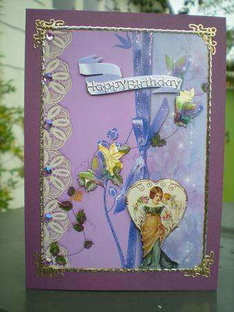 Vintage Lace & Romance Card Topper by Toni Marie Judd