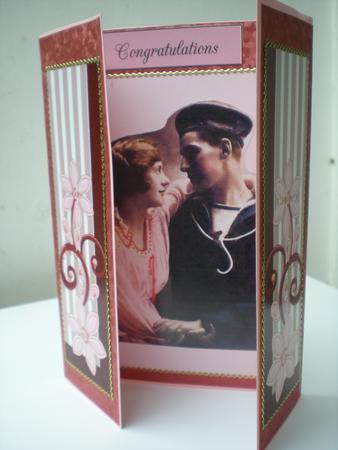 Pink Gatefold Panels by Toni Marie Judd