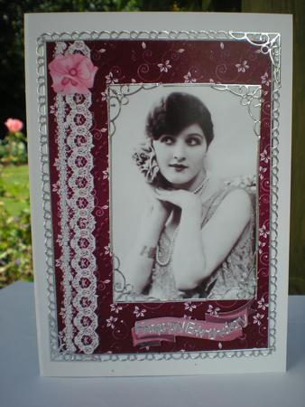 Floral Swirls N Lace Card Fronts 9 by Toni Marie Judd