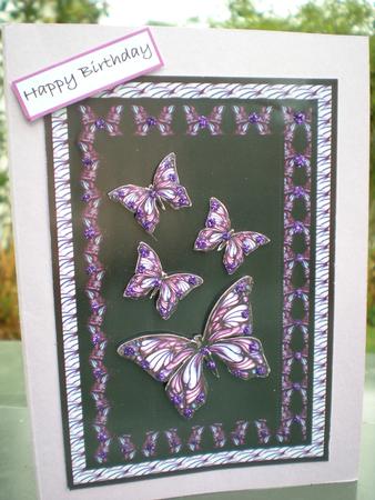 Butterfly Card Front by Toni Marie Judd
