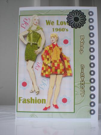 Fashion 1960s Decoupage Topper by Toni Marie Judd