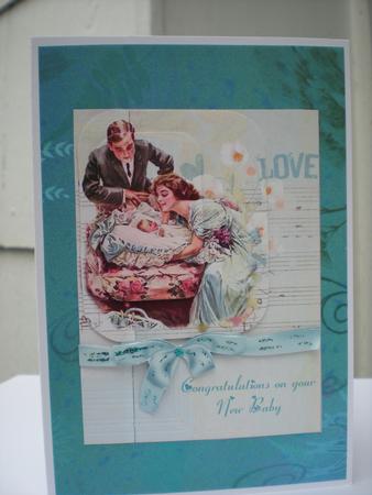 Proud Parents New Baby Quick Card by Toni Marie Judd