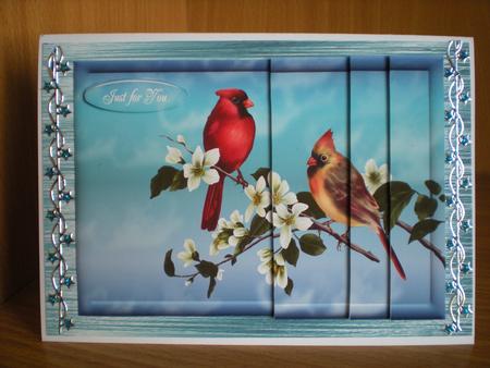 Blue Embossed by Toni Marie Judd