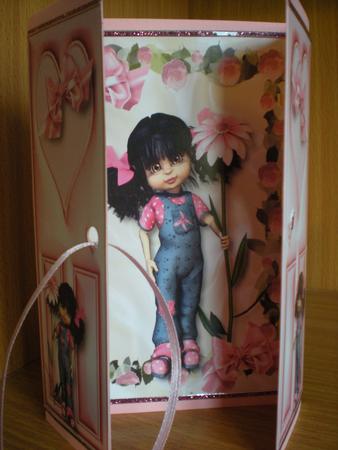 Sweet Kiki in Rose Frame Gatefold by Toni Marie Judd