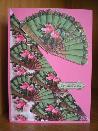 Oriental Fans Background Sheet by Toni Marie Judd