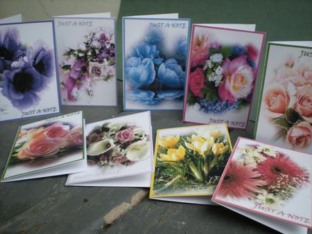 Just Flowers Notelet Kit by Toni Marie Judd
