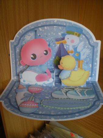 Pop Up - New Mummy Daddy Baby Boy by Toni Marie Judd