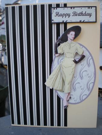 Elegant Lady in Yellow by Toni Marie Judd