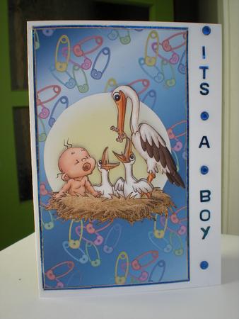 Nappy Pins Blue by Toni Marie Judd