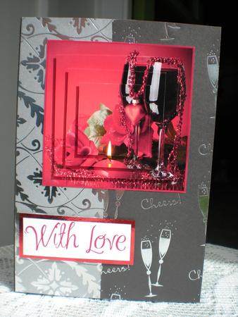 Red Wine Romance Pyramid by Toni Marie Judd