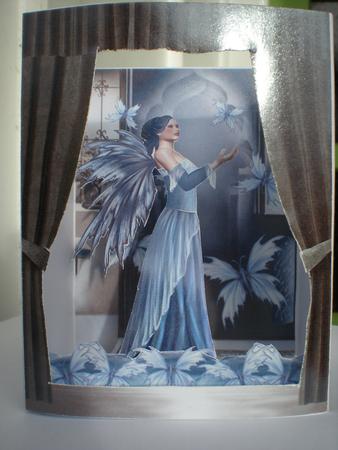 Midnight Fantasy Fae Theatre Card by Toni Marie Judd