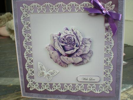 Apple Blossom Matching 8 x 8 Insert Panel and Greetings by Toni Marie Judd