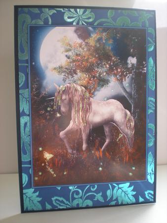 Unicorn in the Grass A4 Topper by Toni Marie Judd