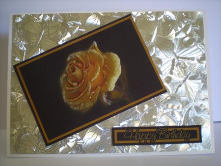 Black and Yellow Rose Topper by Toni Marie Judd