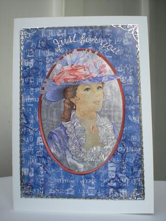 Pansy, Lace and Pearls Matching Backing Paper by Toni Marie Judd