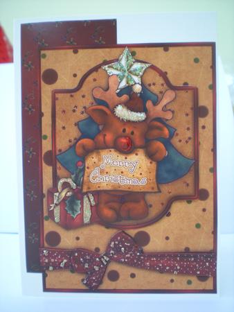 Christmas Flowers Background Paper by Toni Marie Judd