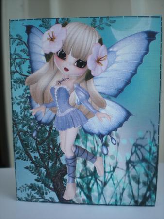 Petunia Fairy Gift Box with Lid by Toni Marie Judd
