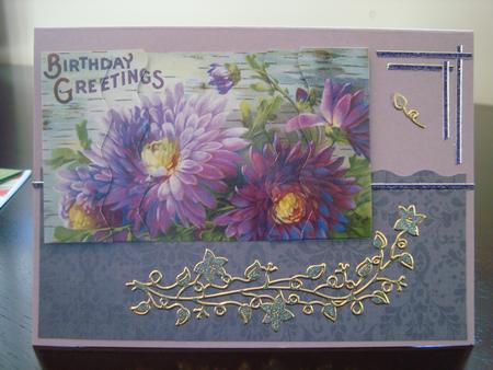 Purple Dahlias by Toni Marie Judd