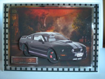 Black Mustang by Toni Marie Judd