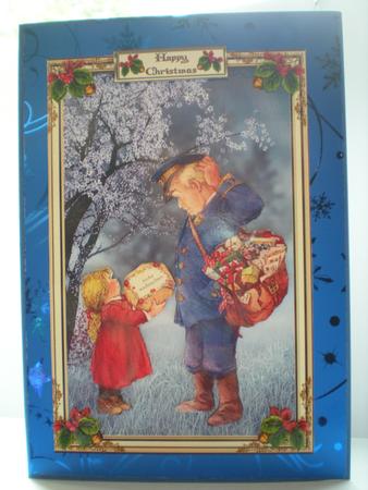 To You at Christmas Time Card Front by Toni Marie Judd