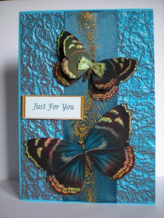 Vintage Butterflies 3D by Toni Marie Judd