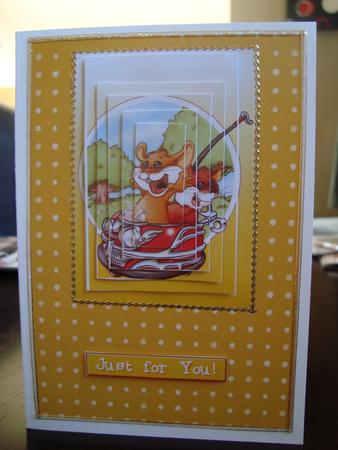 Bumper Car Mice Pyramid. by Toni Marie Judd