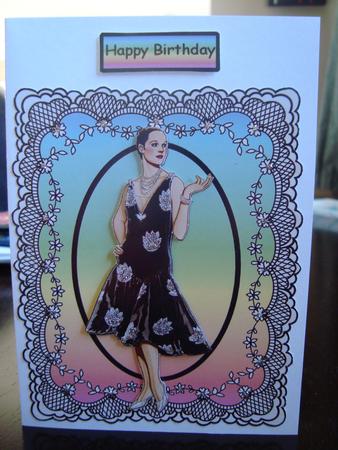 Lady in Rainbows and Lace by Toni Marie Judd