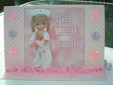 Get Well Soon Easel Card by Toni Marie Judd
