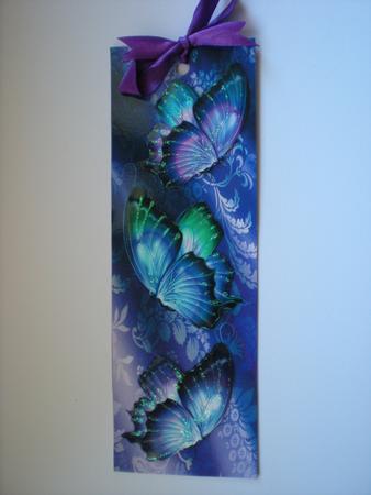 Shades of Purple Butterflies Tall Dl by Toni Marie Judd