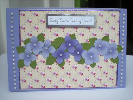 Pretty Flower Girl Matching Backing Paper by Toni Marie Judd