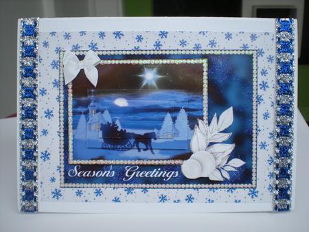 Winter Homecoming - Best of Both Worlds Card Front by Toni Marie Judd