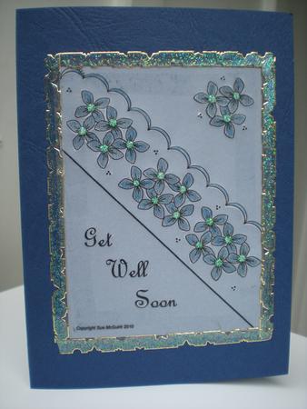 Get Well Soon Parchment Card by Toni Marie Judd