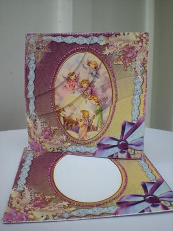 Guardian Angels Ice Card Envelope Duo Corner Stacker Aio by Toni Marie Judd