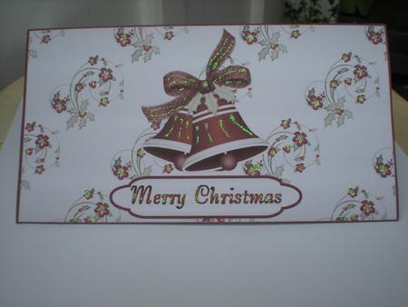 Christmas Bells Money and Gift Voucher Wallet by Toni Marie Judd