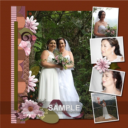 Easy Scrap #1 - Borders & Clusters by Toni Randall