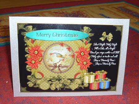 Silent Night Wavy Side Stacker by Toni Bradshaw