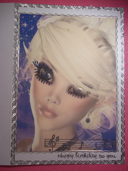 Pixie Dreams A4 Topper by Tracey Barrett