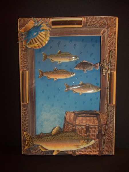 Inside Out Card Fishing by Tracey Barrett