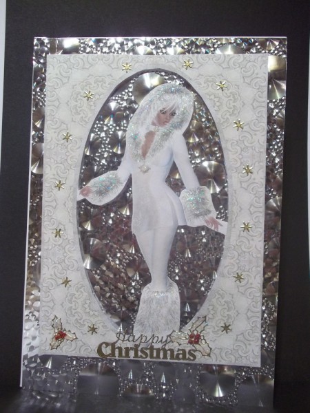 A4 Card Front Dressed for Winter 2 by Tracey Barrett