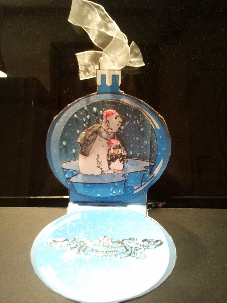 Bear Hugs Christmas Ball Decoration Card Kit by Tracey Barrett