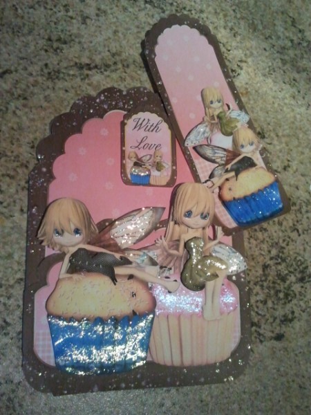 Fairy Cake's Birthday Pocket Card Kit by Tracey Barrett