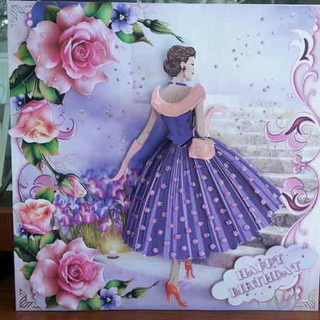 1950's Lady Polka Dots and Flowers Mini Kit Featured Gallery Photo