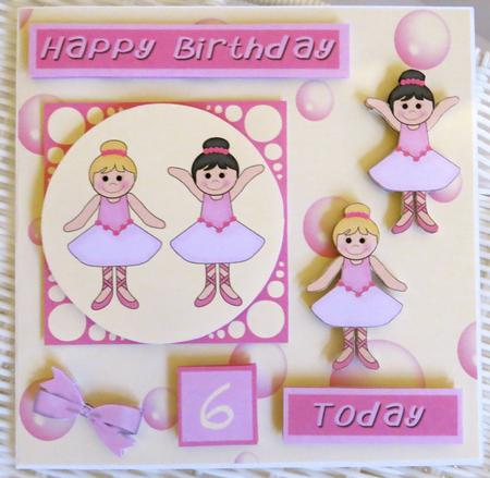 Happy Birthday Ballerina's by TRACEY CLIFFORD