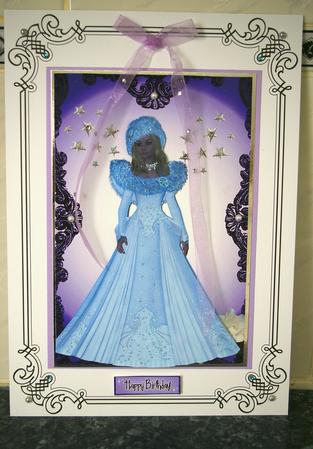 Beautiful Lady in Ornate Frame by Tracey Duckmanton