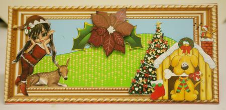 Inside Out Card Christmas Time is Near by Tracey Duckmanton