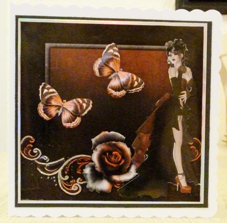 Gothic Rose Butterfly by Tracey Duckmanton